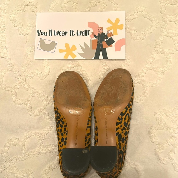 Banana Republic leopard pumps, size 8. - Picture 3 of 4